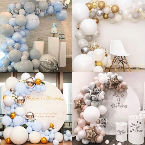 Balloon Chain Package Macarons Latex Balloon Set Wedding room Wedding Decoration Birthday Party Decoration Set 066