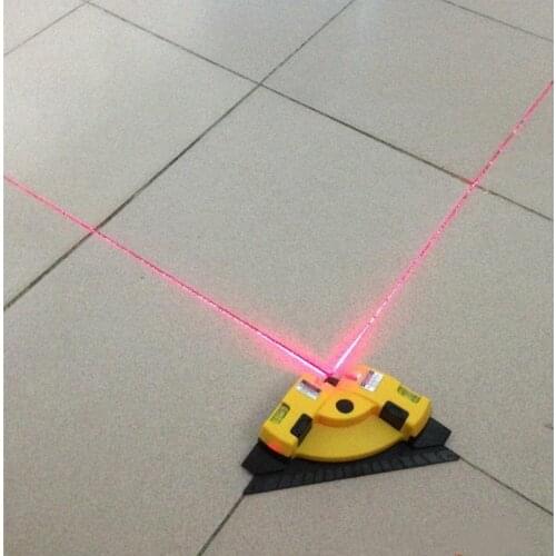 High-precision self-leveling lines 90-degree right-angle laser ground infrared level instrument measurement square laser marking