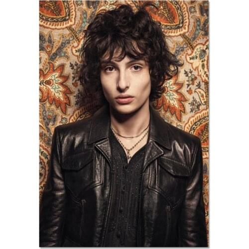 Finn Wolfhard Poster Cloth Silk Poster Home Decoration Wall Art Fabric Poster Print 40X60cm.50X75cm,60X90cm