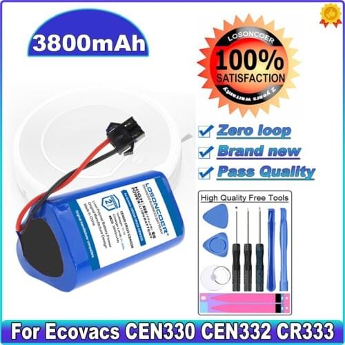 7250mAh For Ilife V7s V7s Pro A4 A4s A6 Robotic for Ecovacs V7s Plus CEN540 CR130 546 550 640 663 665 CEN546 CR130 CEN550 CEN663