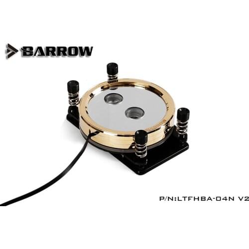Barrow LTFHBA-04N V2 Gold Plated RGB LRC2.0 CPU Water Cooling Block for AMD AM2 AM3 AM4