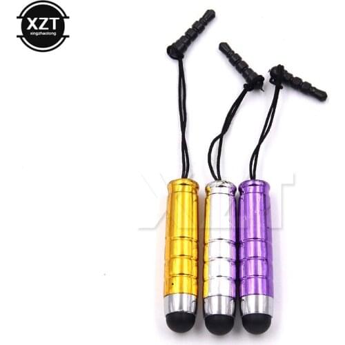 Lower Price 10pcs/lot Microfiber Stylus Pen Touch Mini Fine Point Stylus Capacitive Touch For ipad for iphone Gold Z7