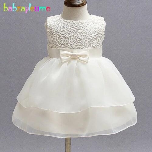 0-24Months/Summer Baby Dresses Infant Princess Little Girls 1 Year Birthday Party Baptism Dress Newborn Christening Gowns BC1098