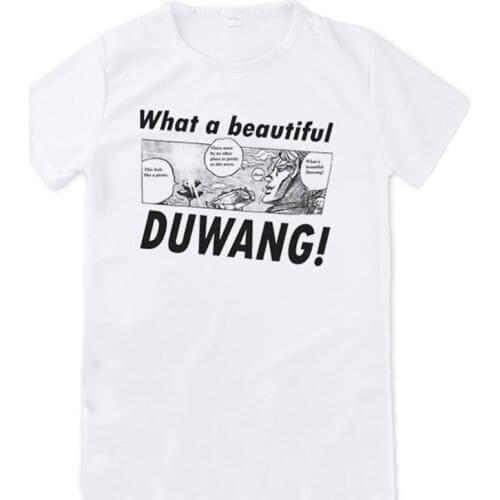 Men Women Duwang T Shirt Autumn High Quality Beautiful Man JoJo Bizarre Adventure T Shirt