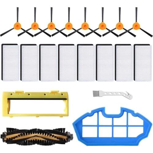 Replacement Parts Kit for Ecovacs DEEBOT N79 N79S DN622 500 N79Se Robotic Accessories Filters, Side Brushes,Main Brush