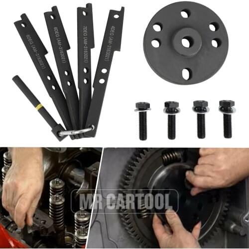 MR CARTOOL Camshaft Timing Injector Cam Gear Puller Tool Kit For Cummins ISX QSX 3163021 3163069 Camshaft Timing Wedge Tool