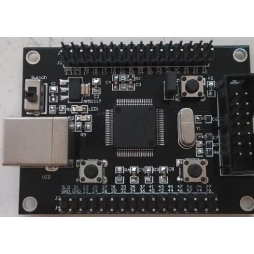 MSP430F5529 Minimum System Board Development Board with BSL Download and Simulator Interface