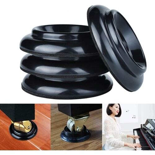 Piano Leg Pads Instrument Piano Caster Cup Electronic Keyboard Anti Slip Load Bearing Round Furniture Protection Floor Desk