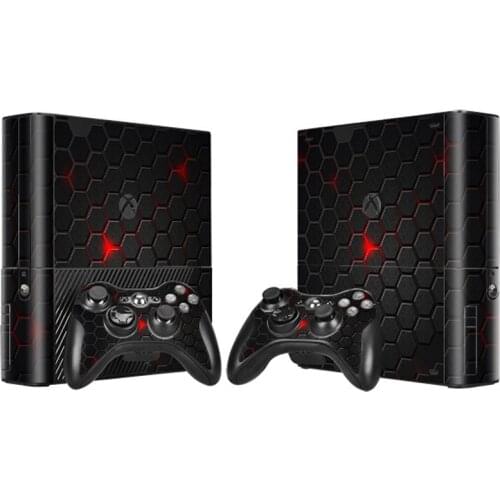 New Custom Design Skin Sticker Decal For Xbox 360 E Console and Controllers Skins Stickers for Xbox360 E Vinyl