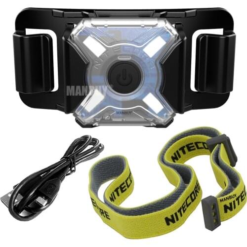 2021 NEW NITECORE NU05 MI Tactical Military Headlamp IR Light + Green Light USB Rechargeable IR Signal Light 4xLED Free Shipping