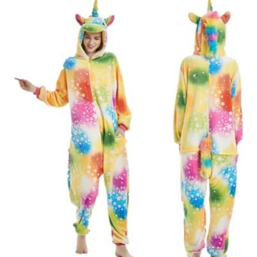 New Childrens Jumpsuits Animal Kids Onesies Pajamas Adult Baby Winter Flannel Sleepwear Teens Girl Costume Homewear Pyjama