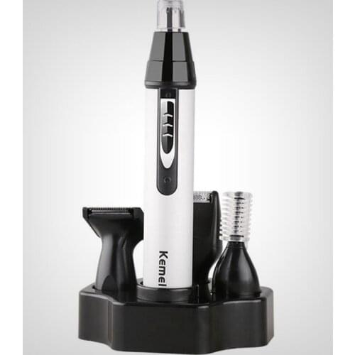 4in1 rechargeable nose hair trimmer beard nose trimmer for men eyebrow trimer facial stubble hair removal machine cleaning