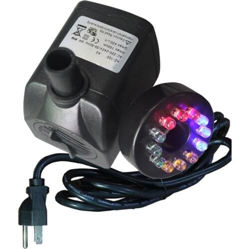 Ultra Low Noise Submersible Water Fountain Pump16W Fish Tank Fountain Aquarium Water Pump Flowing Fish Supplies