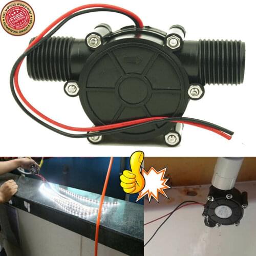 DC Water Turbine Generator Water 10W Micro-hydro Water Charging Tool 5V 12V 80V