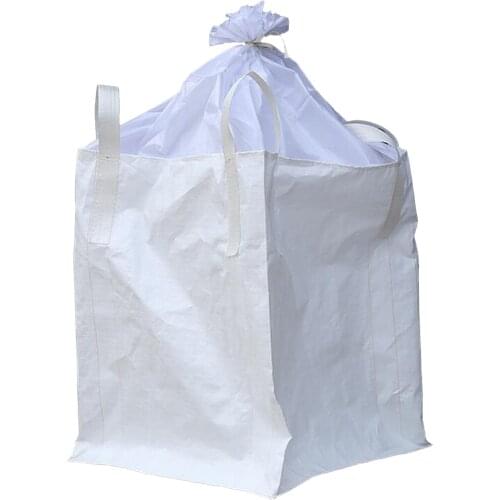 1 Ton FIBC Bulk Builders Bag Garden Waste Debris Storage Sack, Top
