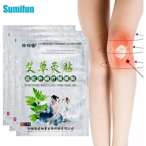 24pcs Wormwood Knee Medical Plaster Extract Joint Ache Pain Relieving Sticker Rheumatoid Arthritis Patches Cervical Stickers