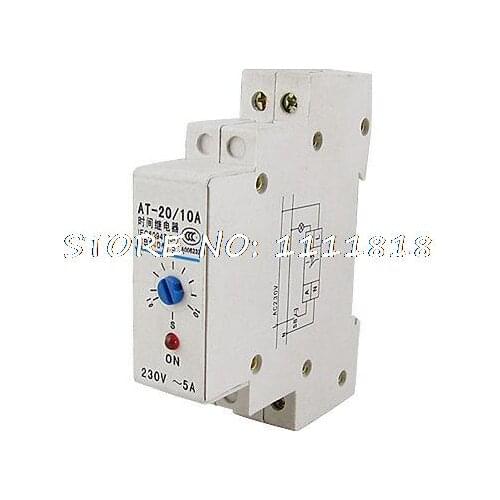 AC 220V LED Indicator 0.1-10 Second Range Power On Time Timer Delay Relay