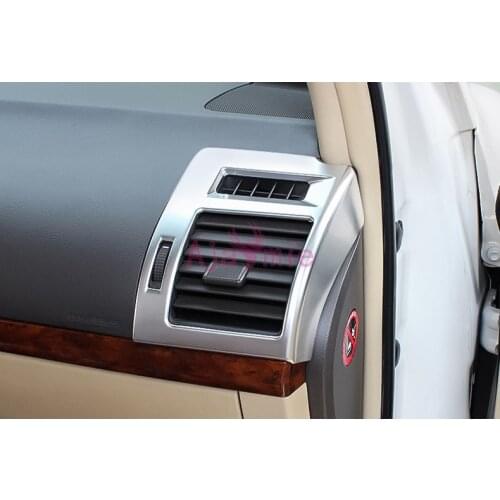 Accessories For Toyota Land Cruiser Prado LC150 FJ150 2010-2018 Air Conditioner Vent Cover AC Outlet Trim Chrome Car Styling
