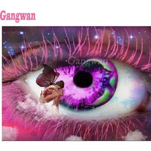 Diamond painting eye of elf moon diamond embroidery full square/round drill puzzles gifts the new year 2020 cartoon art decor
