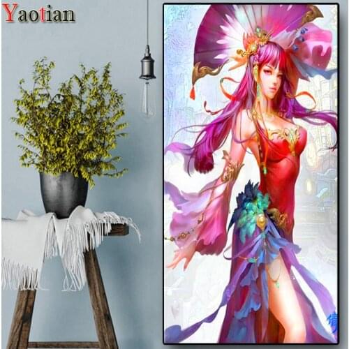 DIY Diamond painting Cross stitch Japan Anime beauty 5D Diamond embroidery full square drill Diamond Mosaic pasted Diamonds Art