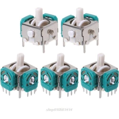 5PCS 3D Analog Joysticks Sensor Module Stick Replacement Repair Parts Game Accessoires for nintendo NGC J12 21 Dropship