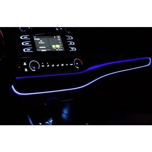 Car Blue LED Central Control Instrument Panel Ambient Light for Toyota Highlander 2013 2014 2015 2016 2017 2018 2019
