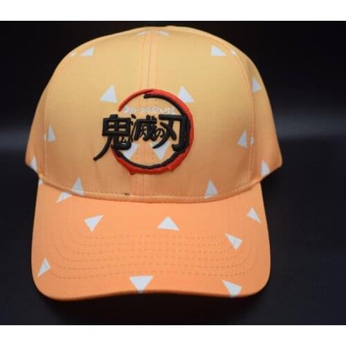 Demon Slayer Anime Kimetsu no Yaiba Cosplay Sunscreen Baseball Cap Summer Outdoor Sun Hat Kamado Nezuko Hashibira Inosuke Cos