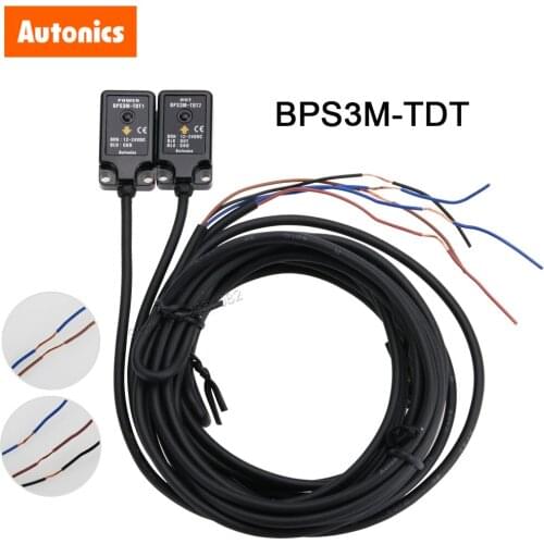 Autonics 12-24VDC photoelectric switch 3M Photo sensor BPS3M-TDT through beam transistor output soild state NPN