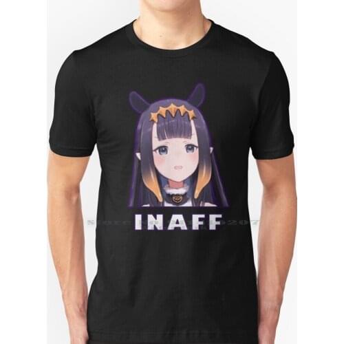 Inaff T Shirt 100% Pure Cotton Ina Ninomae Inaff Inanis Ninomae Inanis Tentacult Mori Calliope Gawr Gura Artist Tako Octopus