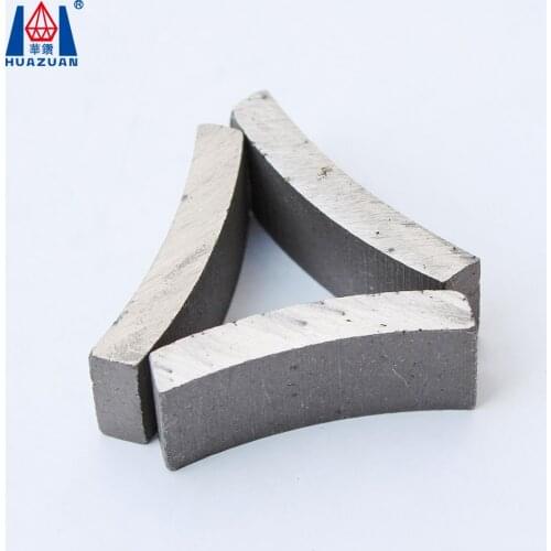 Huazuan sharp type diamond core bit segment for concrete or concrete with samll steel