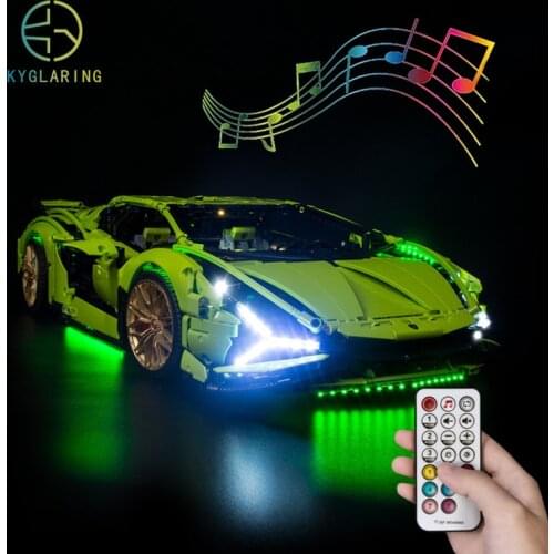 Kyglaring Led Lighting Set DIY Toys for 42115 Technic Sián FKP 37 Car Blocks Building