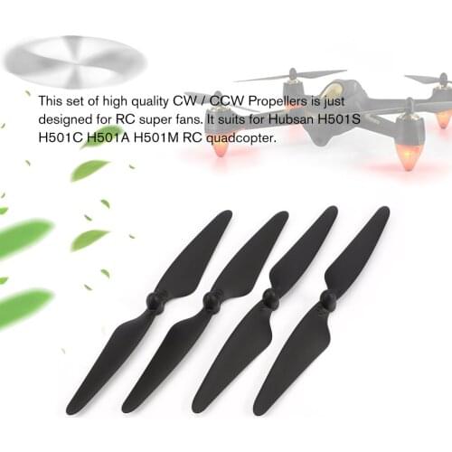 Hubsan 2 Pairs Original RC Drone Parts Propeller Blade for Hubsan H501S H501C H501A H501M 501 RC Quadcopter Toy Part Accessories
