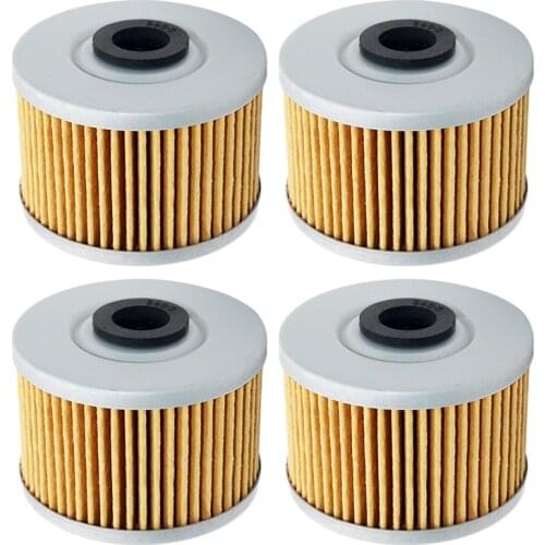 1/2/4pcs Oil Filter for Kawasaki KLX110 KLX125 KLX250 KLX 125 250 D-Tracker KLX140 KLX150 KLX250R KLX250S KLX300R KLX450R