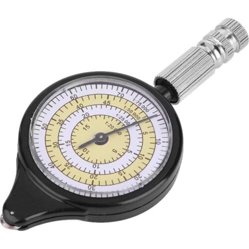 Mini Outdoor Map Measurer Distance Caculator Mapping Tool Metal Wheel Outdoor Map Measurer