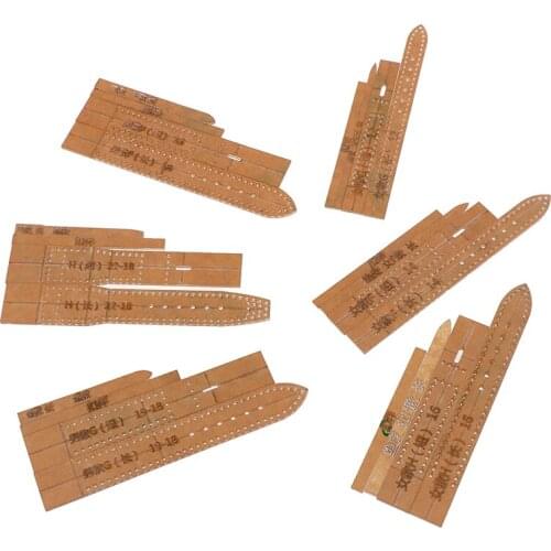 New Women Men Acrylic Watch Strap Band Stencil Template DIY Leather Craft Tool Home DIY Supplies wrist watchband Accessories