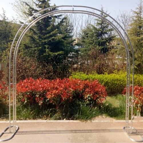 New Arrival Wedding Decoration Arch Stand Store Opening Flower Frame Galvanized Shelf O and U two Shape Available