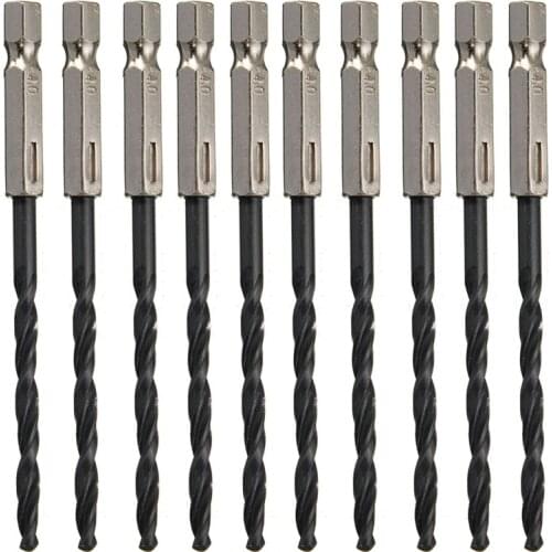 New 10pcs/set Metal Drilling Twist Drill Bit 3mm Micro HSS Twist Drilling Auger bit for Electrical Drill Tool Accessory