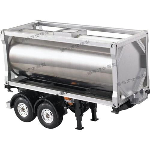 Shaft 20 chiban stacking container frame chassis metal tank trailer container Cargo bucket For 1/14 scale Tamiya Tractor Truck