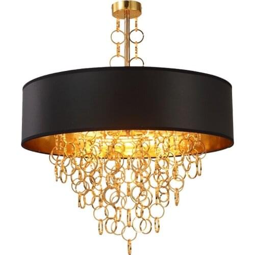 Nordic LED Pendant Light Black Lampshade Hanging Lamp Drop Pendant Lamp For Kicthen Living Room Bedroom Fixture Lighting