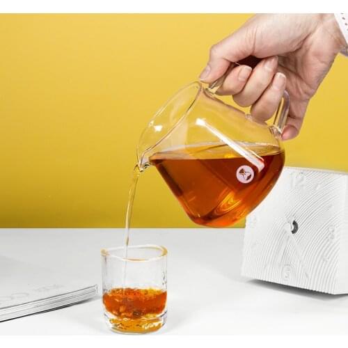 TIMEMORE glass coffee server glass coffee sharing pot coffee pot a water level display mark 360ml / 600ml