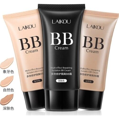 50g BB Cream Foundation Cover Concealer Moisturizing Oil Control Long Lasting Brightening Separation Lotion Makeup Base Cosmetic