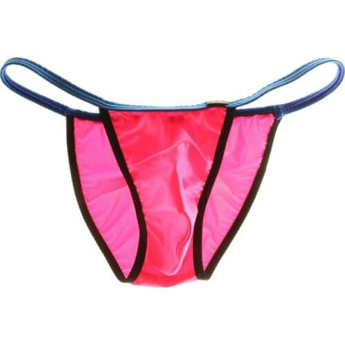 2019 Bikini Sexy Men Underwear Mini Low rise Smooth Male Briefs Brave Person Cuecas Mens Nylon Briefs Ropa Interior Hombre