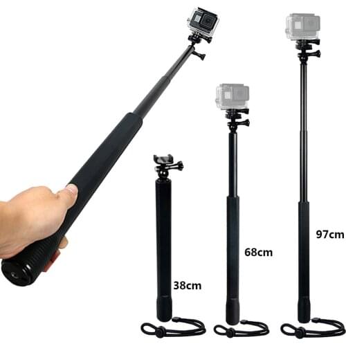 New Go Pro Hero 8 El Grande Extension Pole Selfie Stick Monopod For GoPro Hero 7 Hero 6 Hero 5 4 Session Yi 4K Accessories
