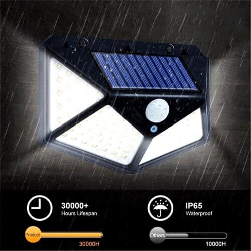 Smart LED Solar Light Outdoor Waterproof Wall Light Motion Sensor Lamp for Villa Yard Pavilion Garden Decoration Stree Lights