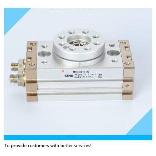 HRQ MSQB rotary cylinder MSQB 10-A 10-R 20-A 20-R 30-R 30-A stroke 10-30mm table oscillating cylinders 180 degree turn R withA