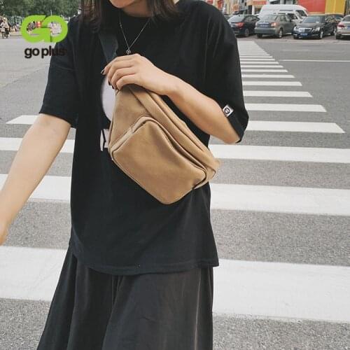 GOPLUS Womens Waist Bag 2020 New Designer Canvas Fanny Pack Fashion travel Money Phone Chest Banana Bag Female Bum Belt Bags