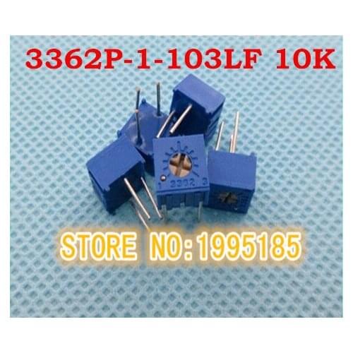 10pcs 3362 P - 103 precision adjustable potentiometer 10 k lap potentiometer 3362 - P 103