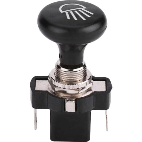 12V With A Headlight Emblem Printed Car Headlight Push Pull Light Switch Fitment Universal For Golf Cart Club Car EZGO Yamaha