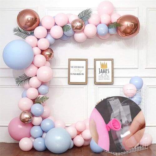 5M Balloon Chain Ribbon Fastener Easily Knot Tool Balloon Accessories for DIY Happy Birthday Wedding Party Balloon Decorations