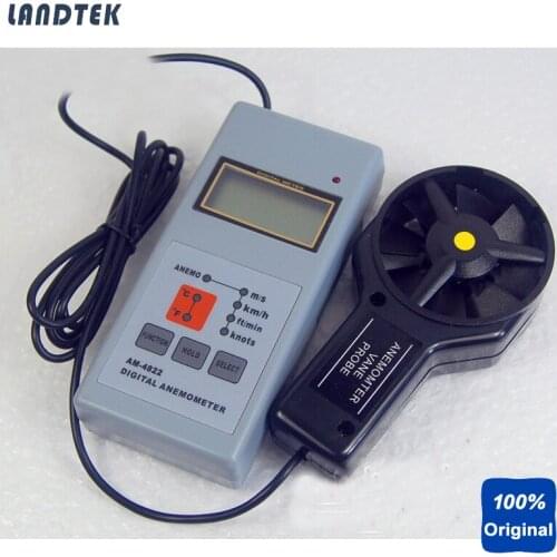 Digital Air Temperature Meter Anemometer AM-4822